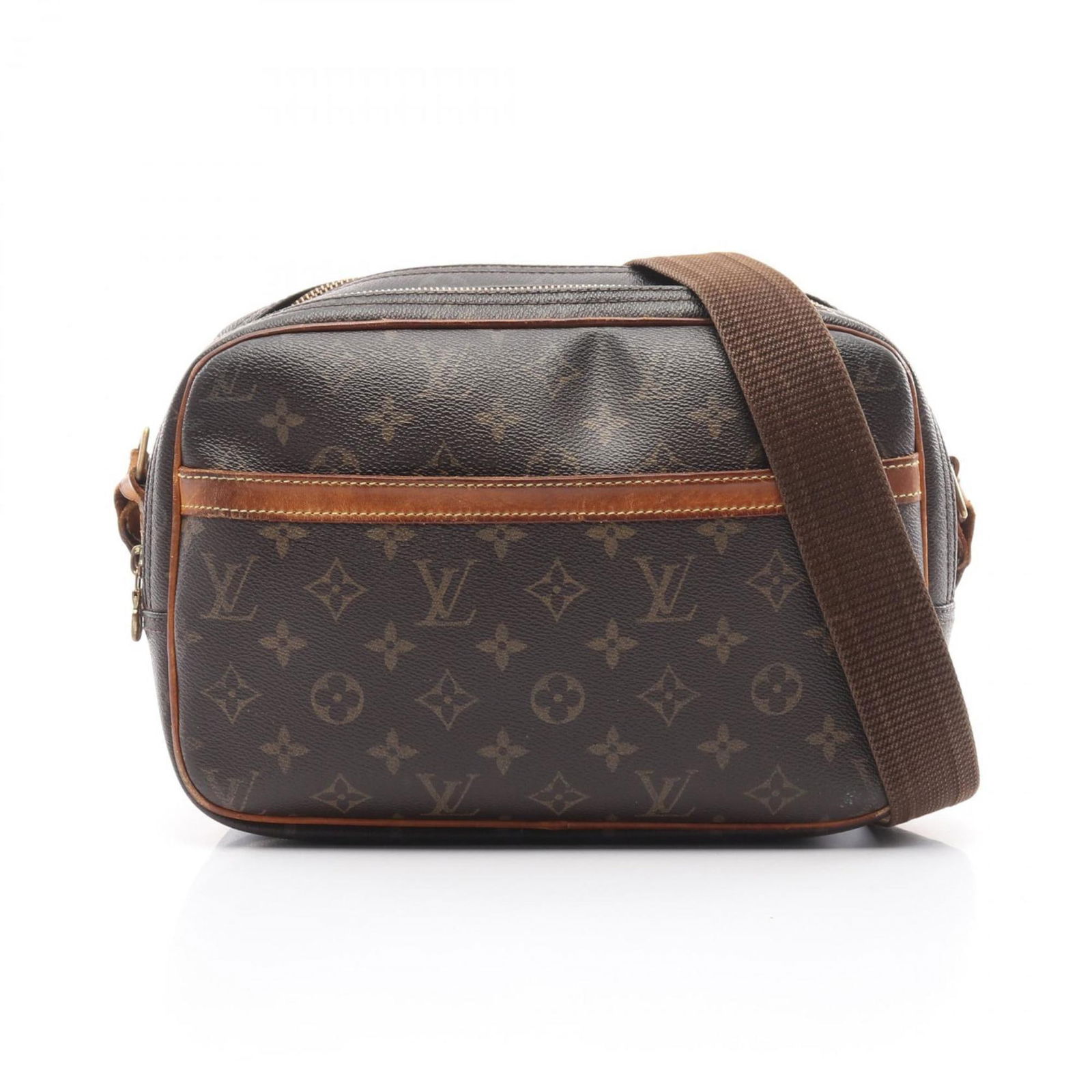 Louis Vuitton Reporter PM Brown Canvas Shoulder Bag 20cm x 27cm (1 of 13)