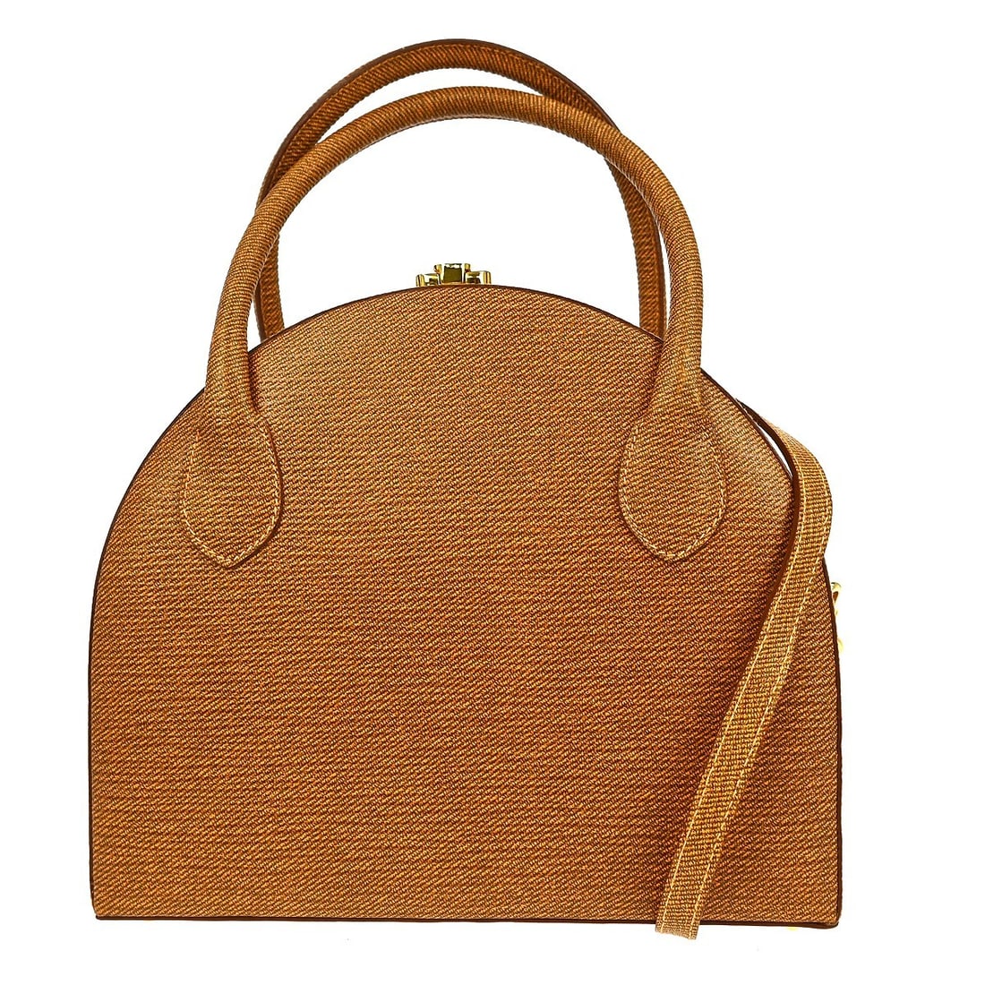 Fendi Zucca Brown Leather Medium 2way Top Handle Shoulder Bag (1 of 7)