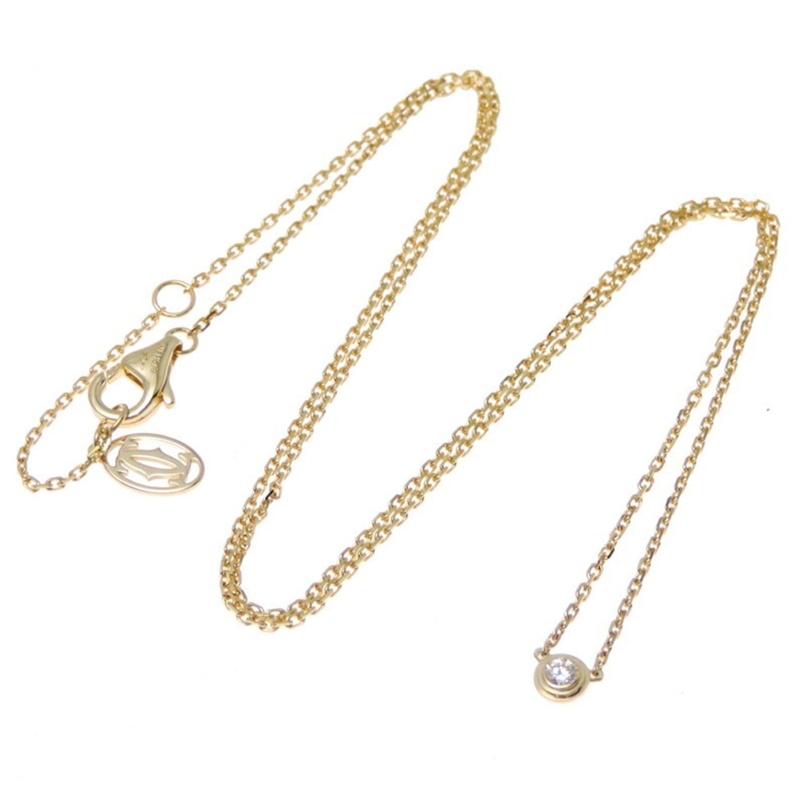 Yellow Gold Cartier D'Amour Necklace 41 cm France (1 of 1)
