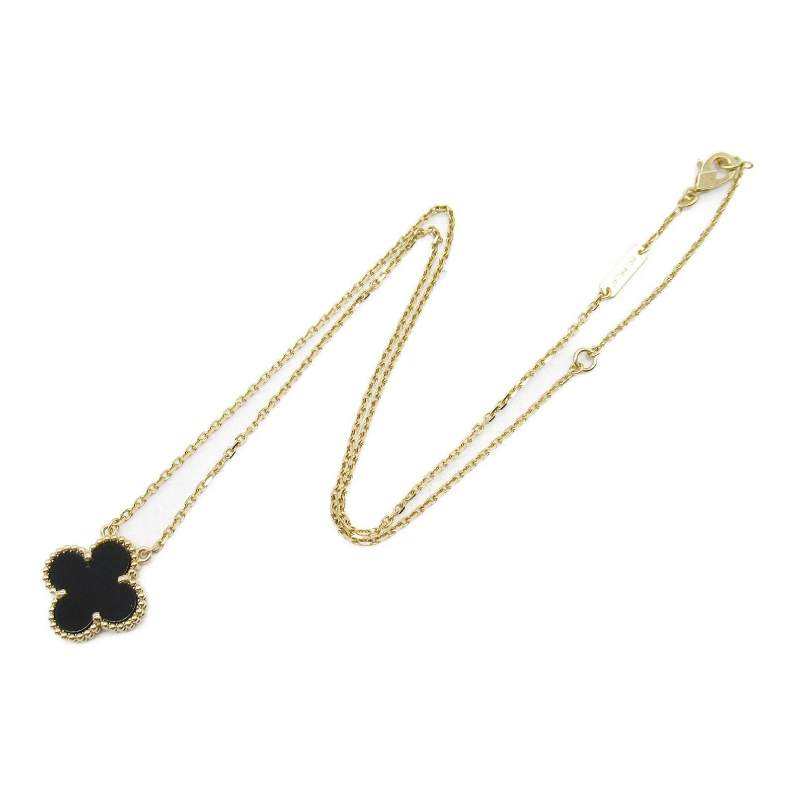 Van Cleef & Arpels Vintage Alhambra Yellow Gold Necklace (1 of 1)