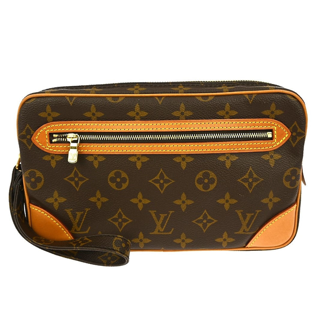 Louis Vuitton Marly Dragonne GM Monogram Leather Clutch Purse M51825 (1 of 8)