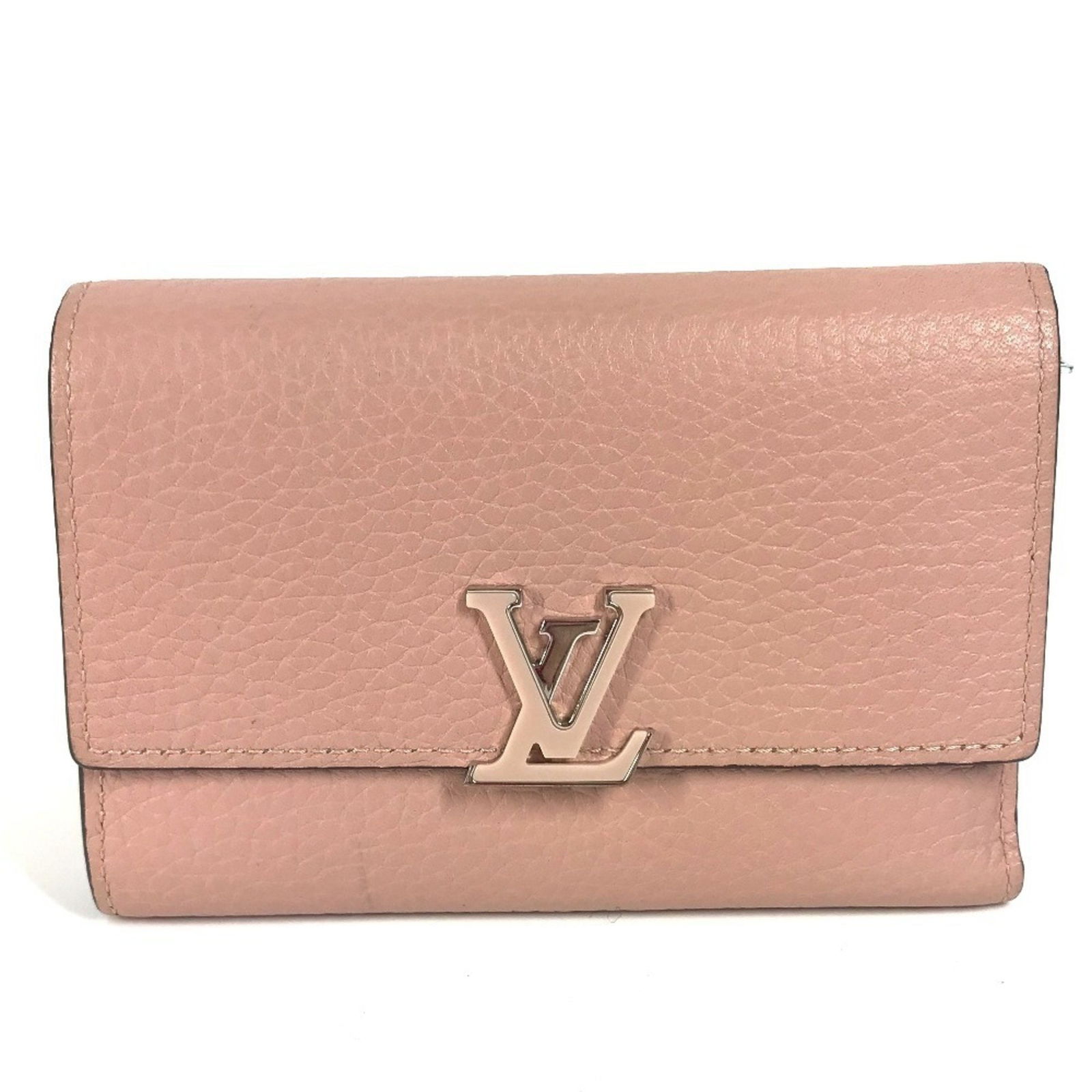 Pink Leather Capucines by Louis Vuitton Small French Wallet (1 of 12)