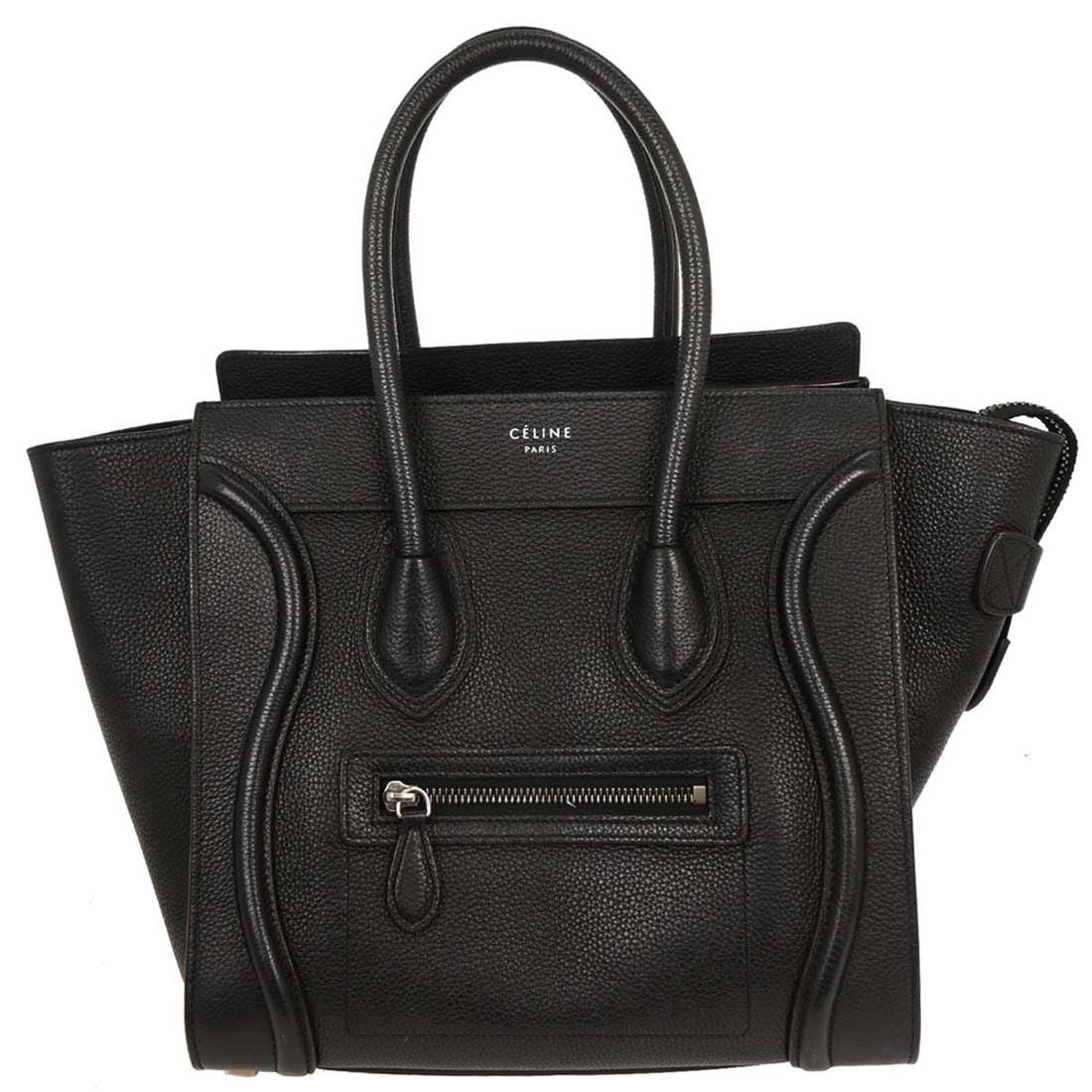 CELINE Black Luggage Micro Tote Handbag S-AT-5107 S-CU-5117 (1 of 10)