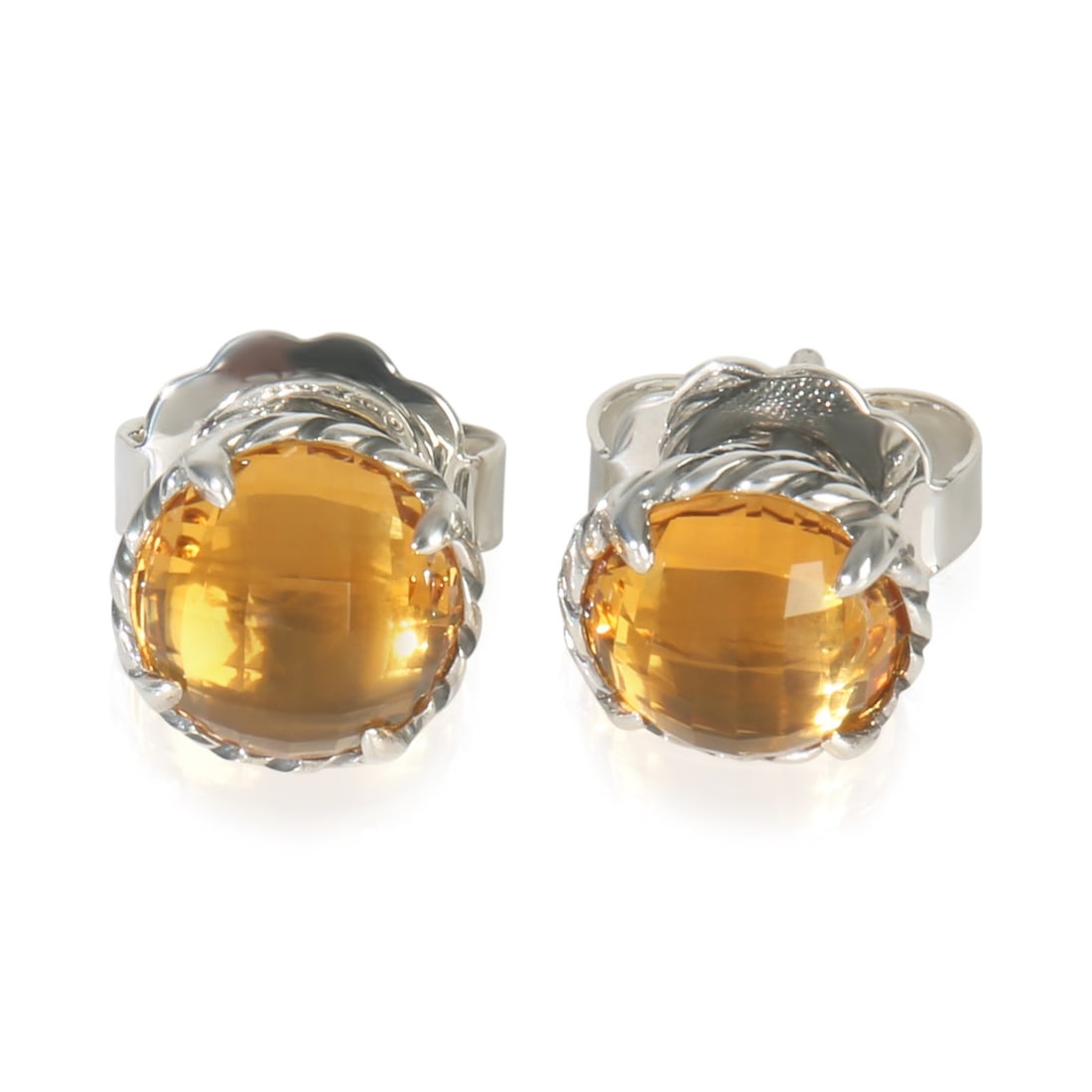 Chatelaine Citrine Earrings in 925 Sterling Silver by David Yurman (1 of 3)