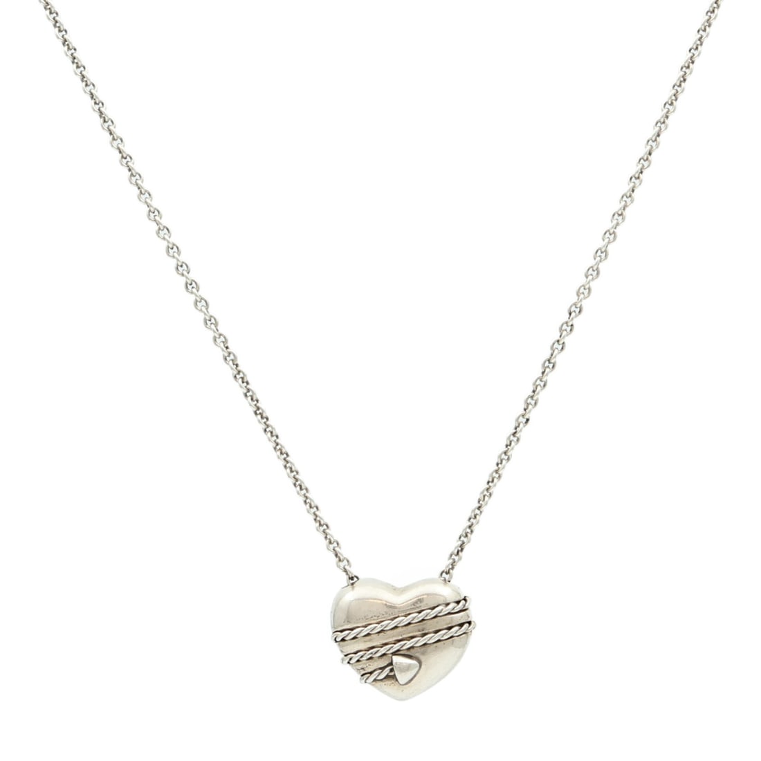 Sterling Silver 925 Heart Pendant Necklace by Tiffany & Co. (1 of 10)