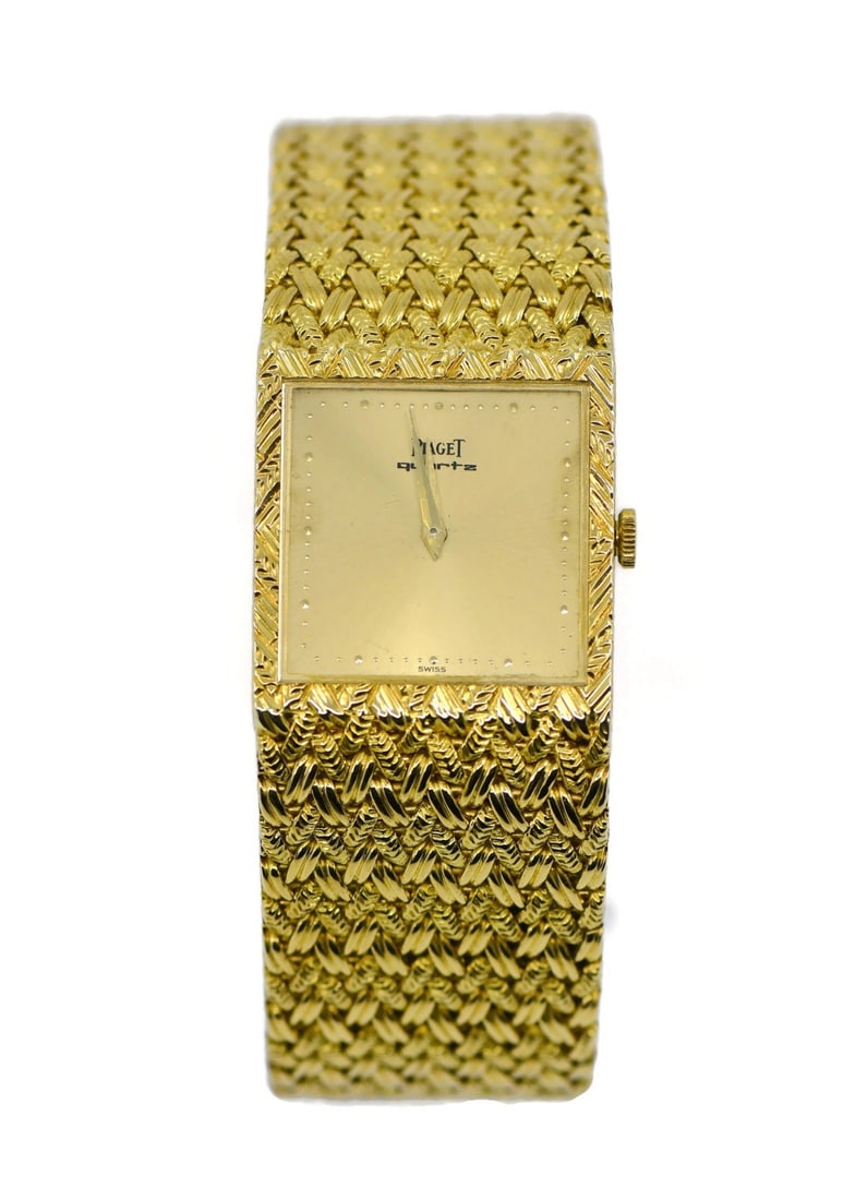 Piaget Classic 18K Yellow Gold Quartz Watch Ref 134D7 Authentic (1 of 5)