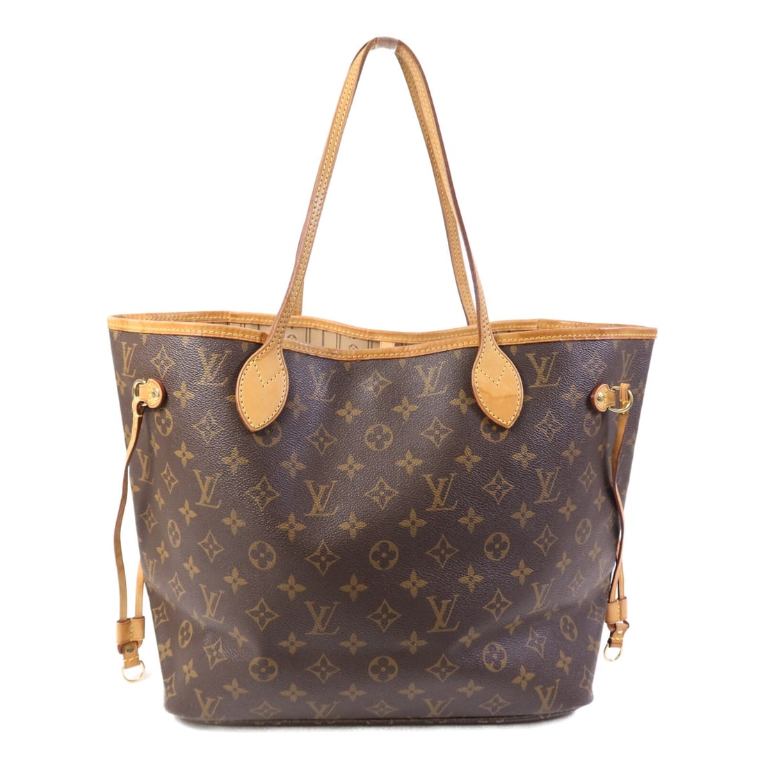 Louis Vuitton Neverfull MM Monogram Brown Tote M40156 with Gold Hardware (1 of 18)