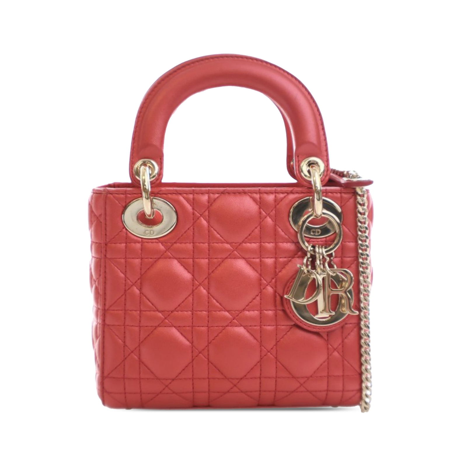 Dior Lady Dior Mini Bag in Iridescent Quilted Lambskin Leather (1 of 15)