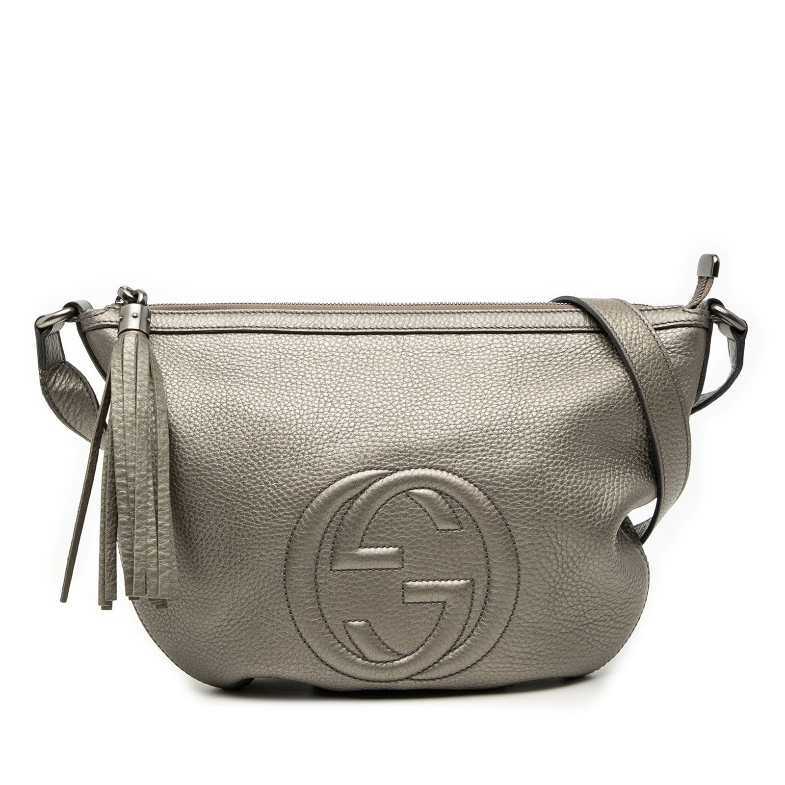 Gucci Leather Soho Crossbody Bag with Tassel Detail (1 of 7)