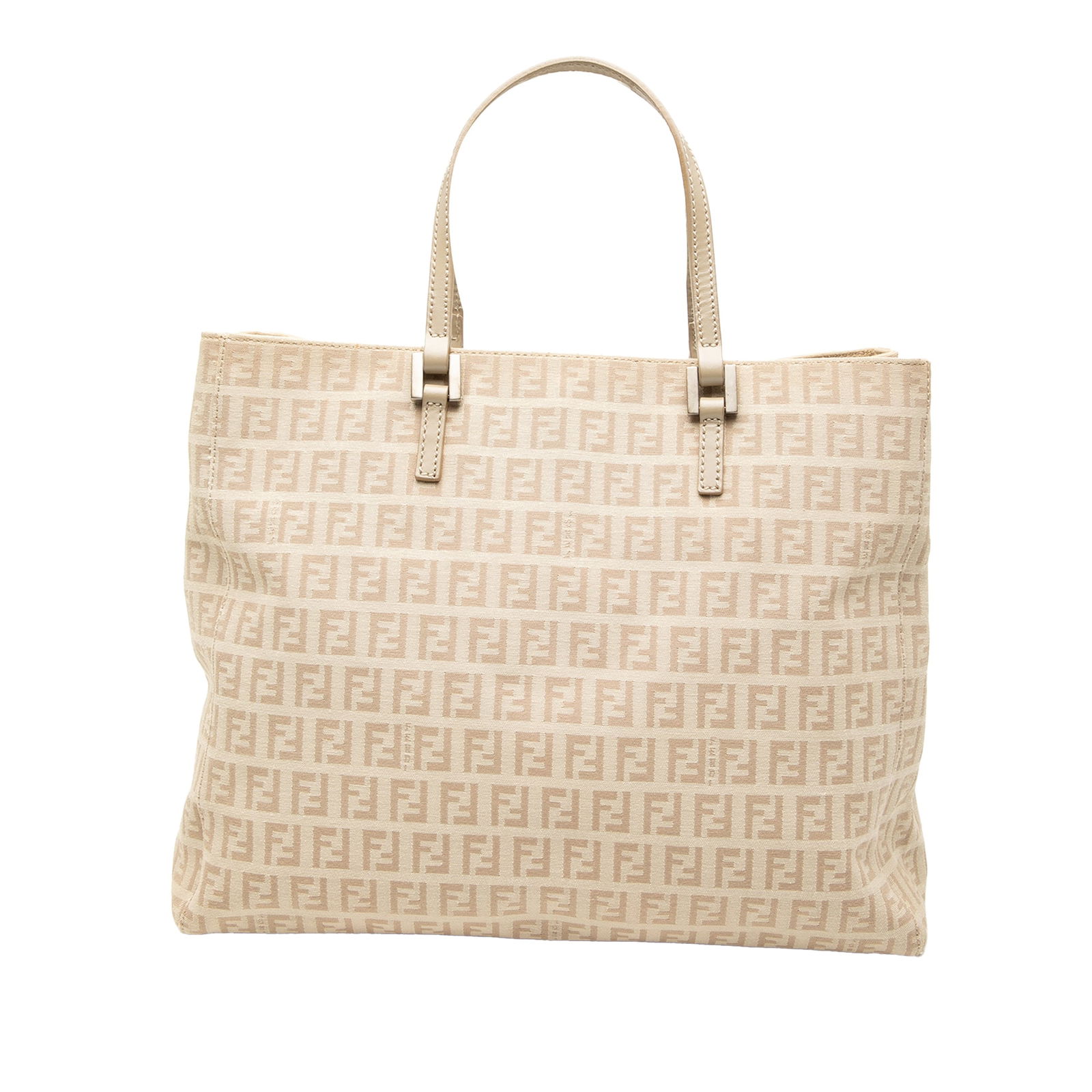 Fendi Zucchino Canvas Tote Bag Brown Fabric Italy: Fendi Zucchino Canvas Tote Bag Brown Fabric Italy The Fendi Zucchino Canvas Tote is a stylish accessory designed for practicality and elegance. This tote bag features a durable canvas body complemente