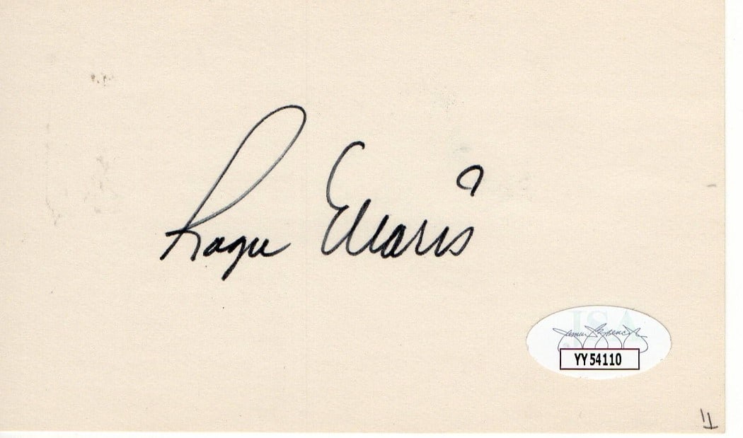 Roger Maris Autographed Index Card New York Yankees JSA Authenticated (1 of 2)