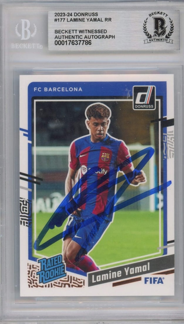 2023-24 Donruss Lamine Yamal #177 BGS 10 Rated Rookie Card (1 of 2)