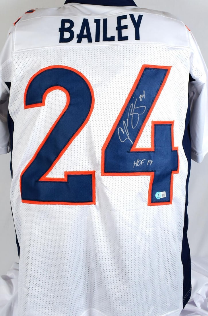 Champ Bailey Signed Denver Broncos Jersey with Beckett Hologram (1 of 3)