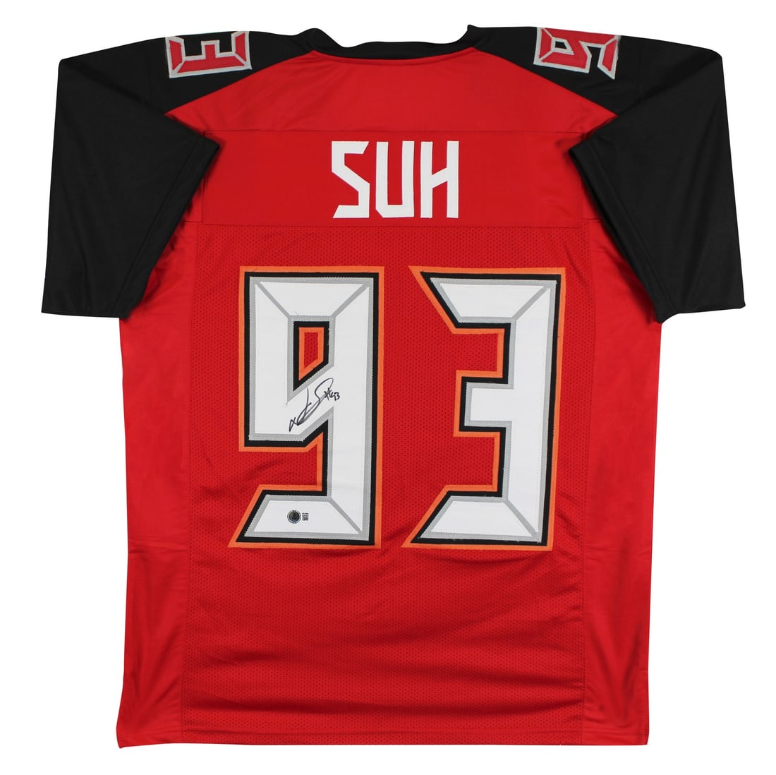 Ndamukong Suh Signed Tampa Bay Buccaneers Red Jersey BAS Authenticated (1 of 3)