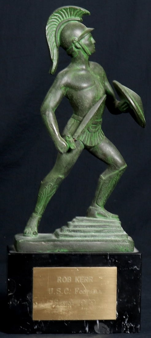 1979 USC Trojans Trophy for Rob Kerr with PSA/DNA COA (1 of 3)