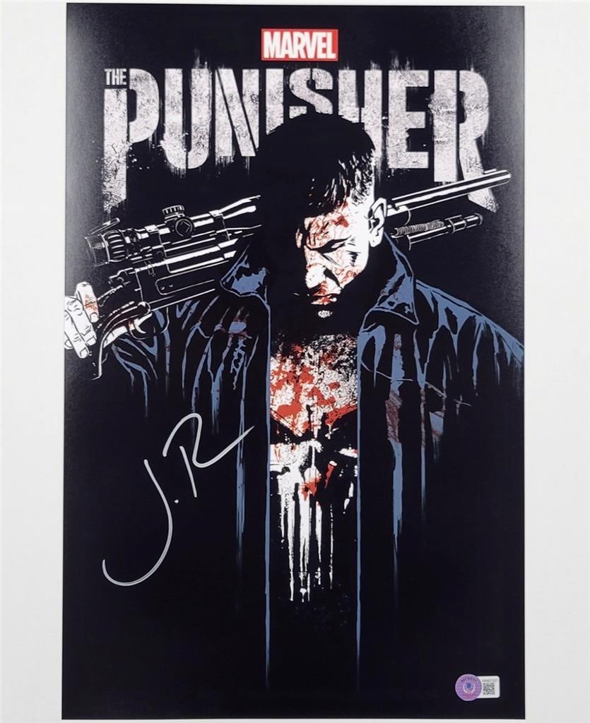 Jon Bernthal Signed 11x17 Punisher Photo Beckett Authenticated (1 of 2)