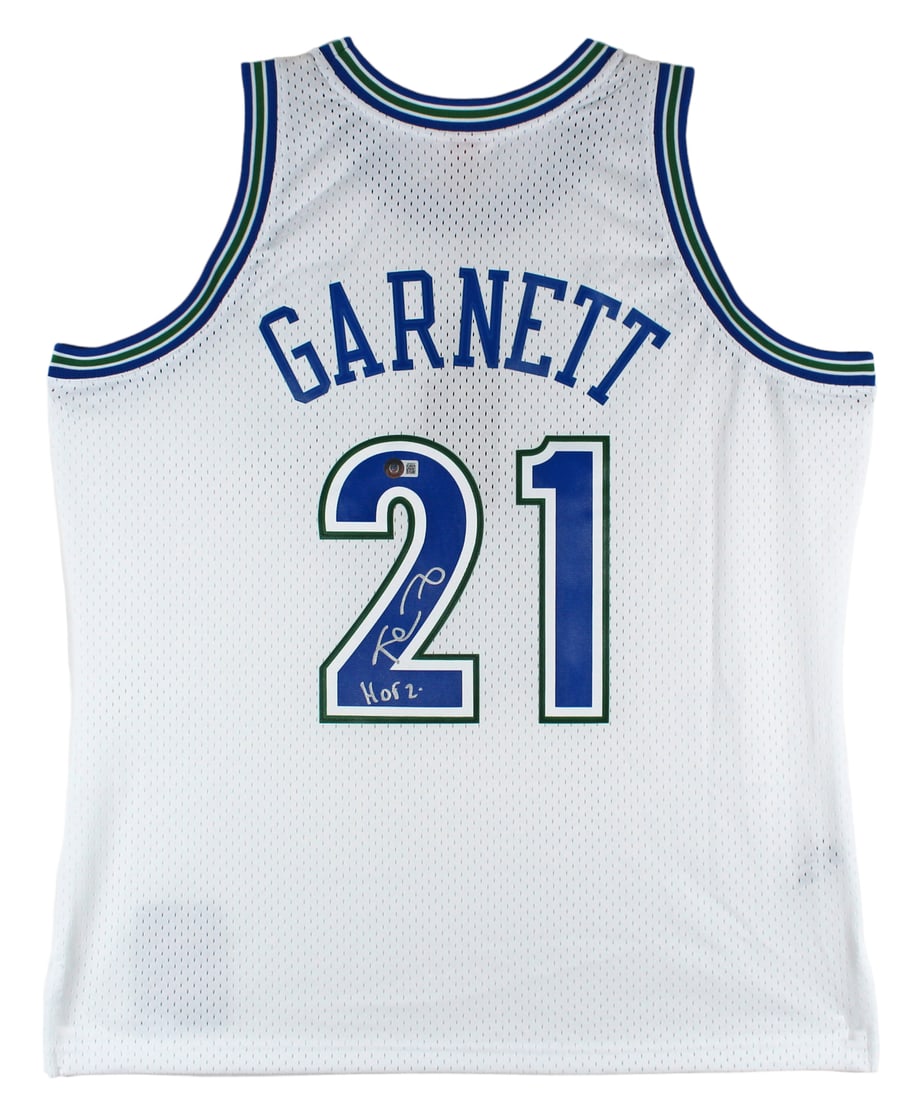 Kevin Garnett Signed Timberwolves Jersey HOF 2020 BAS Witnessed (1 of 5)