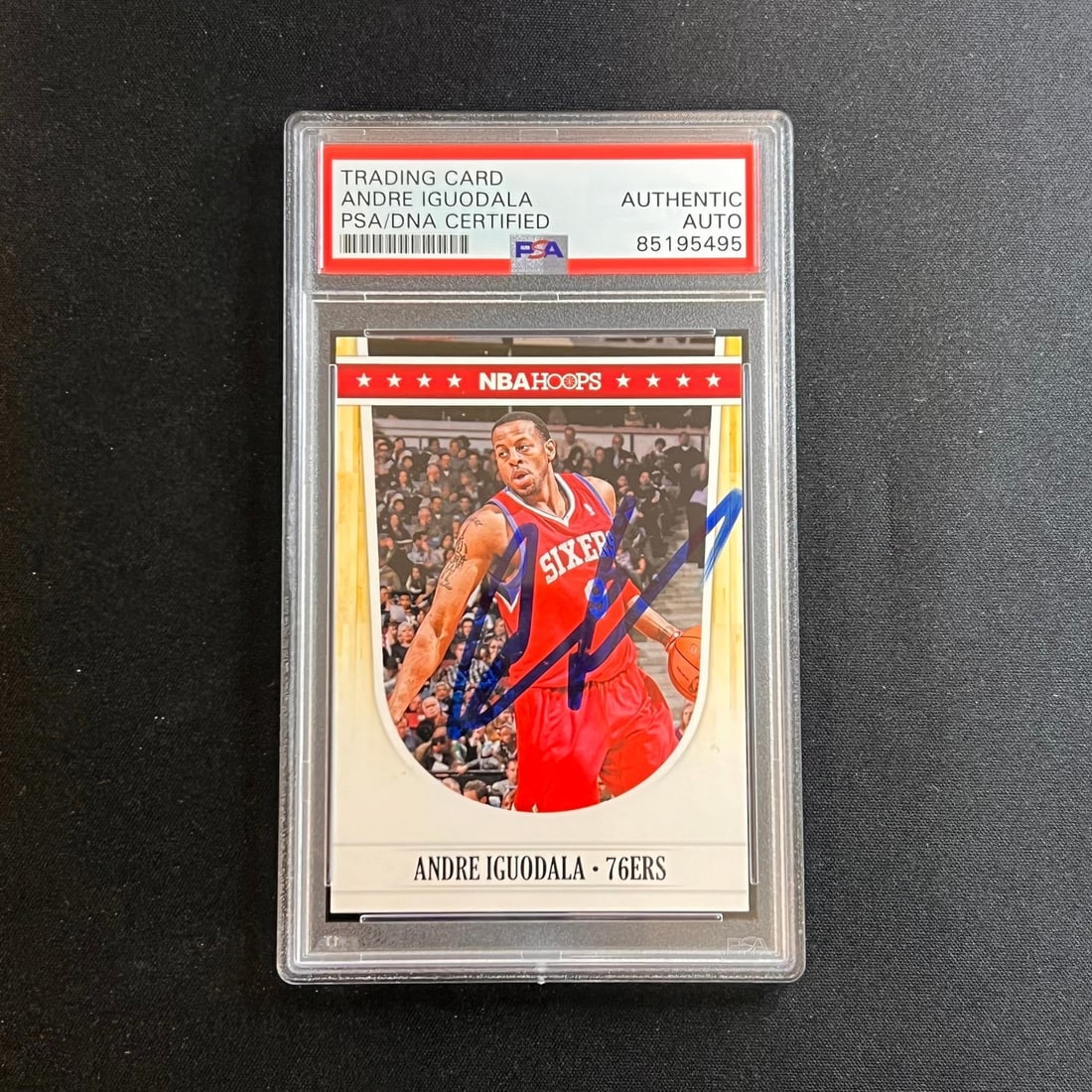 2012 Panini NBA Hoops #185 Andre Iguodala Signed Card PSA/DNA Authenticated (1 of 2)