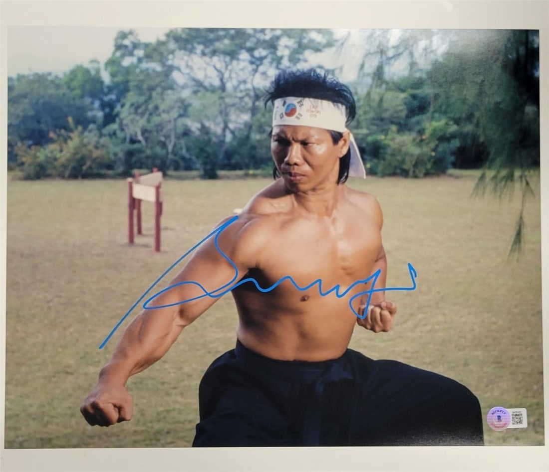 Bolo Yeung Autographed 11x14 Bloodsport Photo Beckett Authenticated (1 of 3)