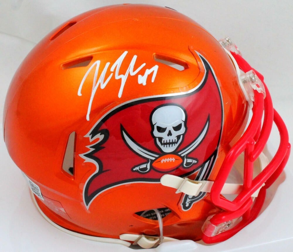John Lynch Signed Tampa Bay Buccaneers Mini Helmet Beckett Authenticated (1 of 3)