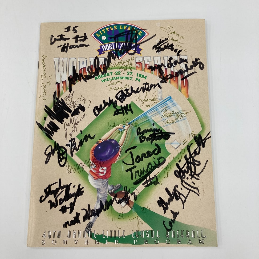 1994 Little League World Series Signed Program Venezuela vs Northridge 40 Autographs (1 of 10)