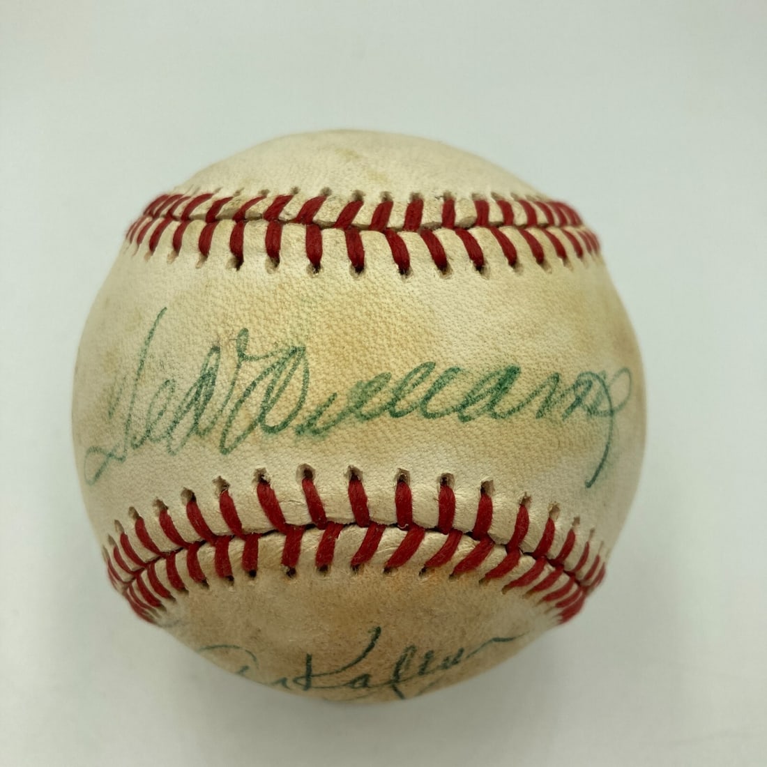 Ted Williams Carl Yastrzemski Jim Rice Multi Signed Baseball JSA COA (1 of 7)