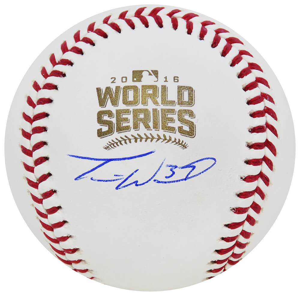 Travis Wood Signed 2016 World Series Baseball with COA (1 of 1)