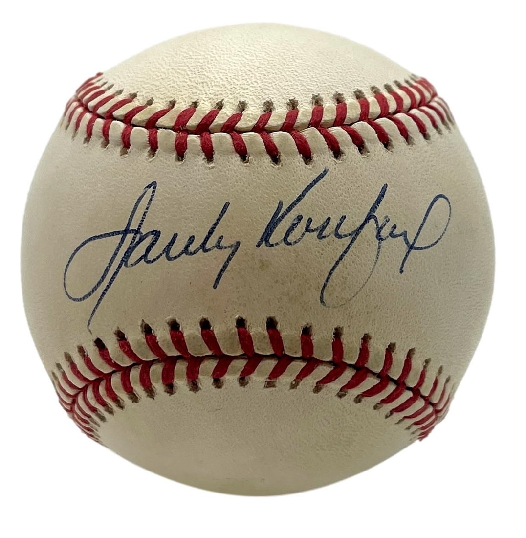 Sandy Koufax Autographed ONL Baseball Dodgers JSA Authenticated (1 of 5)