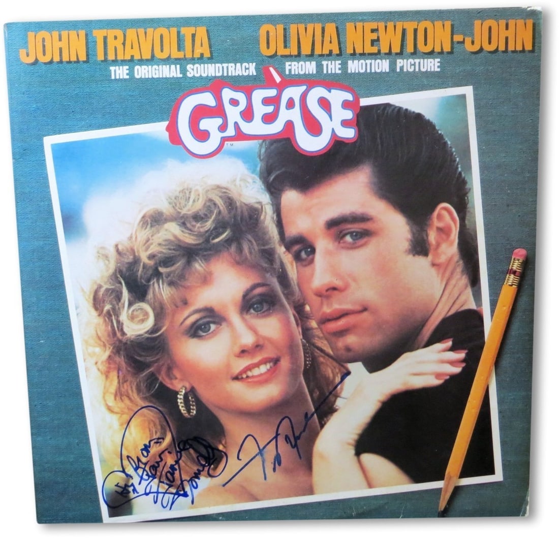 Frankie Avalon Jamie Donnelly Signed Grease Record Album JSA Certified (1 of 4)