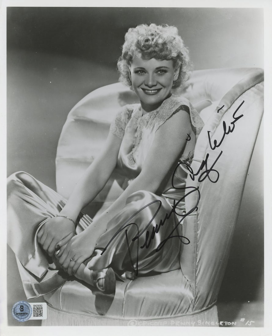 Penny Singleton Signed 8x10 Photo After the Thin Man BAS Authenticated (1 of 3)