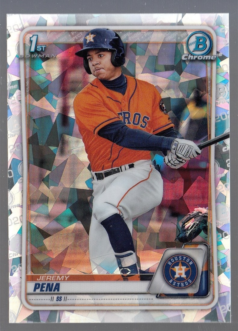 Jeremy Pena 2020 Bowman Chrome Atomic Refractor #BCP-61 Astros (1 of 2)