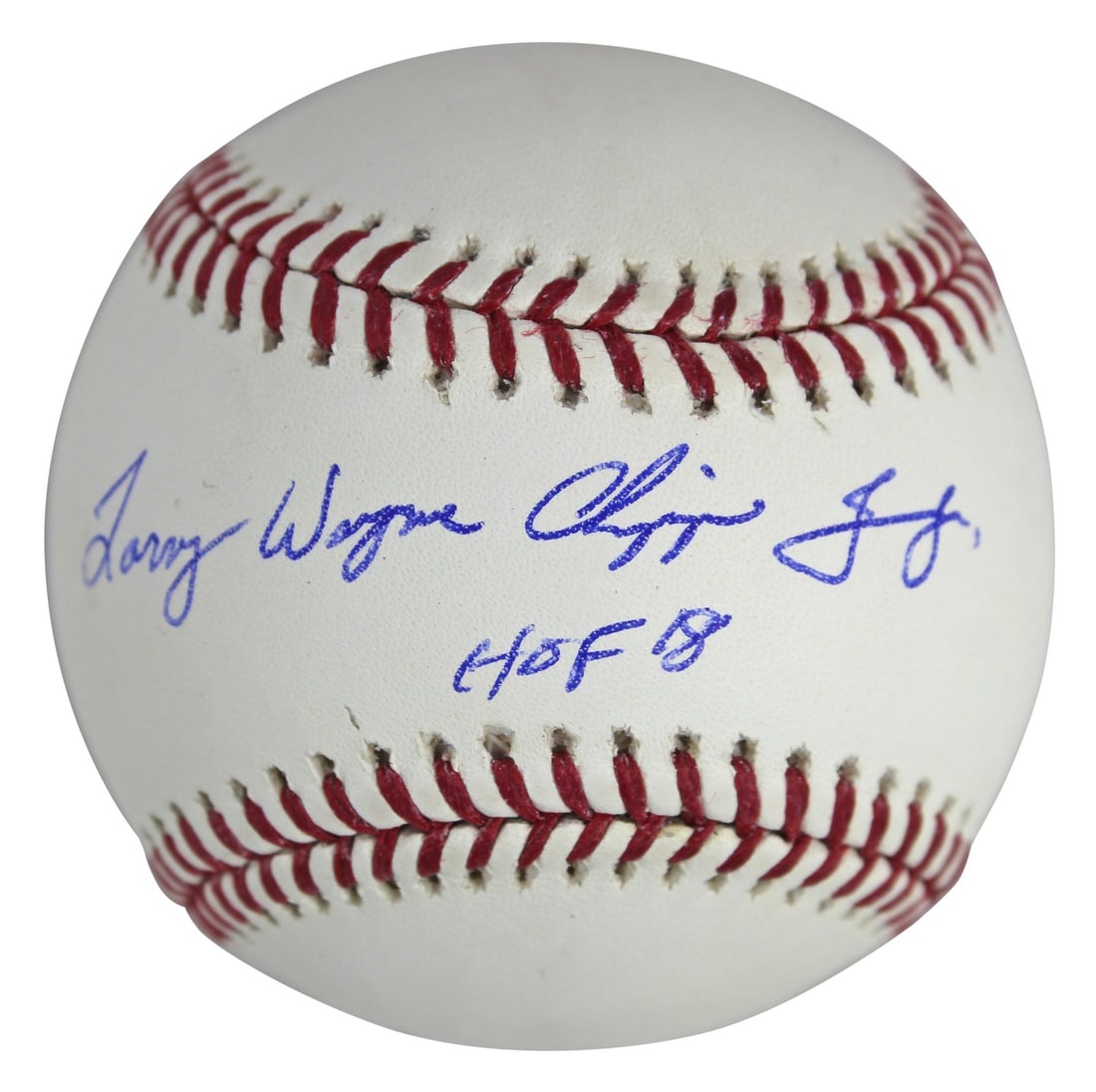Chipper Jones Jr. Signed Oml Baseball HOF 18 PSA Certified Braves: Chipper Jones Jr. Signed Oml Baseball HOF 18 PSA Certified Braves This is an original autographed Oml baseball personally signed by Larry Wayne Chipper Jones Jr., the legendary player of the Atlanta B
