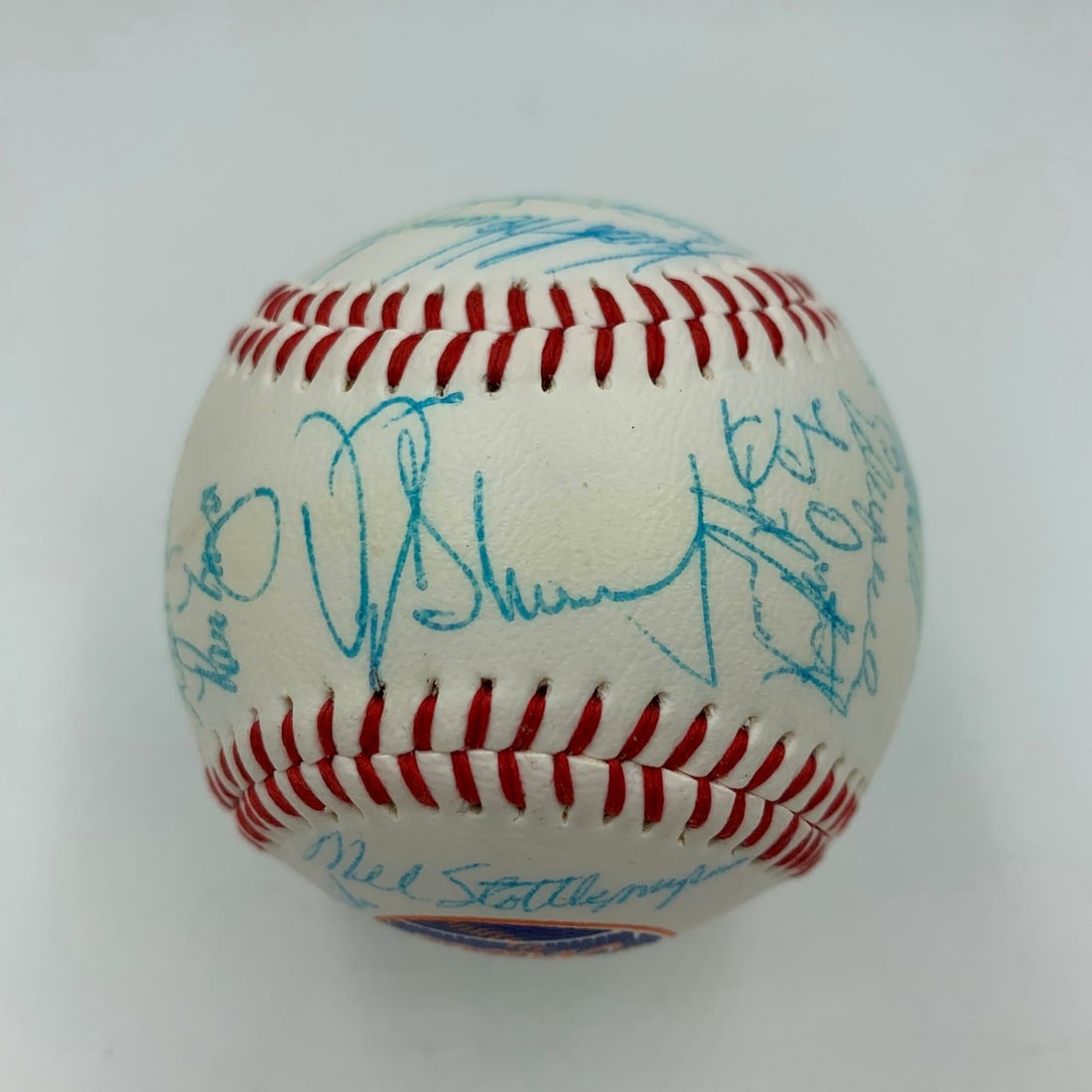 1980s New York Mets Team Signed Baseball with Carter Gooden Strawberry (1 of 6)