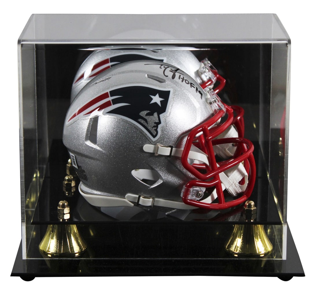 Ty Law Signed Mini Helmet HOF 2019 with Beckett Authentication (1 of 3)