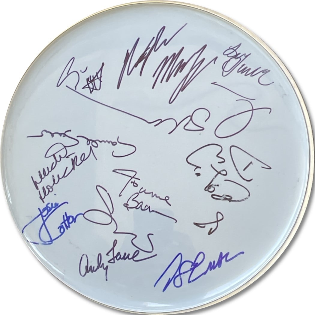 Valley Girl 12" Autographed Drumhead by E.G. Daily Cameron Dye JSA Certified (1 of 4)