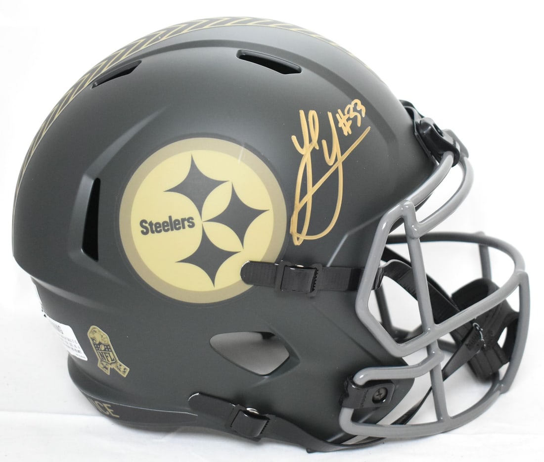 Jack Sawyer Signed Pittsburgh Steelers 2025 Speed Helmet Beckett Certified (1 of 5)