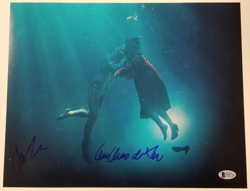 11x14 The Shape of Water Photo Signed by Del Toro and Taylor Beckett COA (1 of 2)