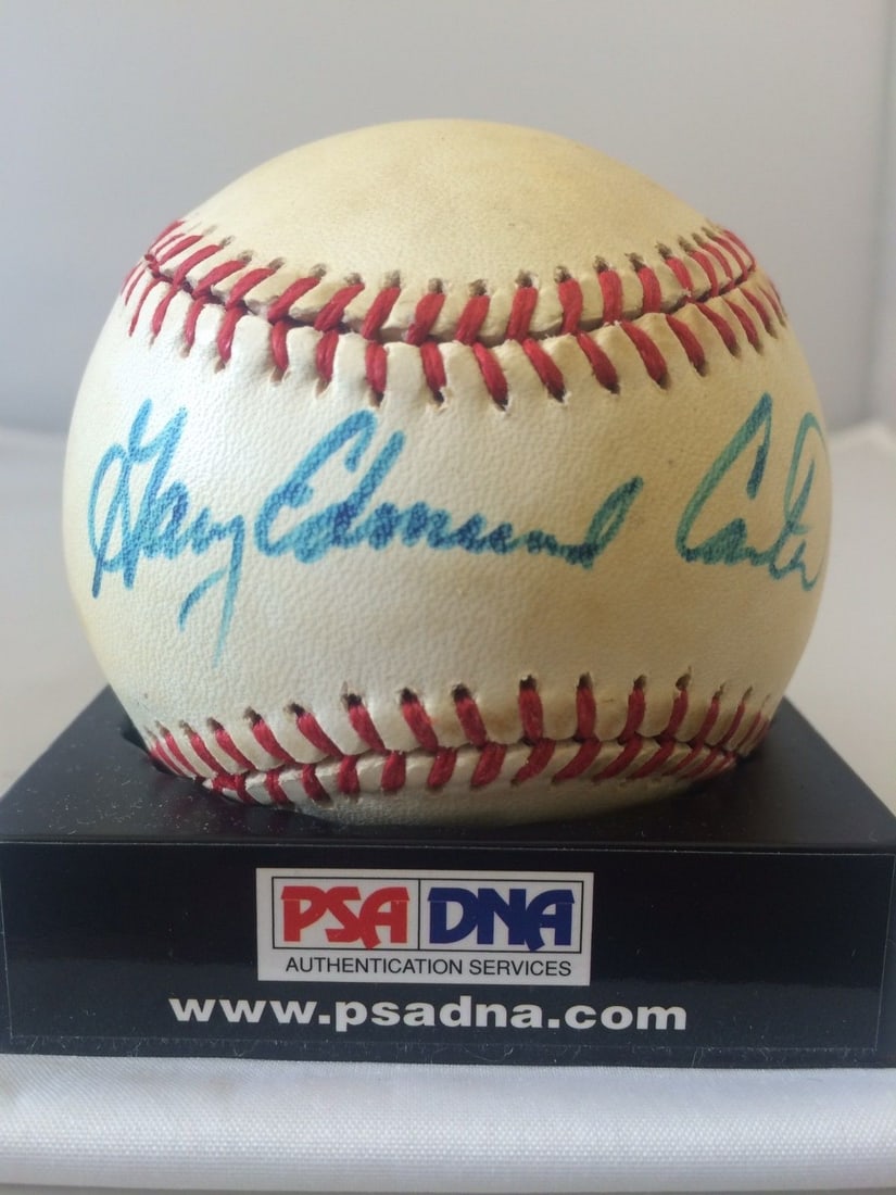 Rare Gary Carter Signed NL Feeney Baseball PSA DNA Certified (1 of 5)