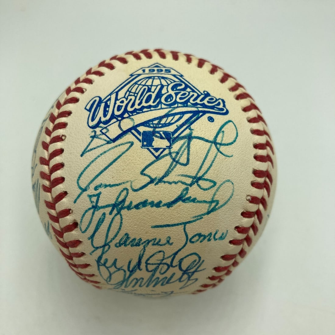 1995 Atlanta Braves Signed World Series Baseball 30 Autographs JSA COA (1 of 15)