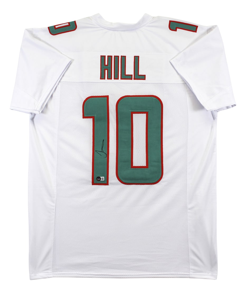 Tyreek Hill Signed Miami Dolphins White Jersey BAS Witnessed Authentic (1 of 3)