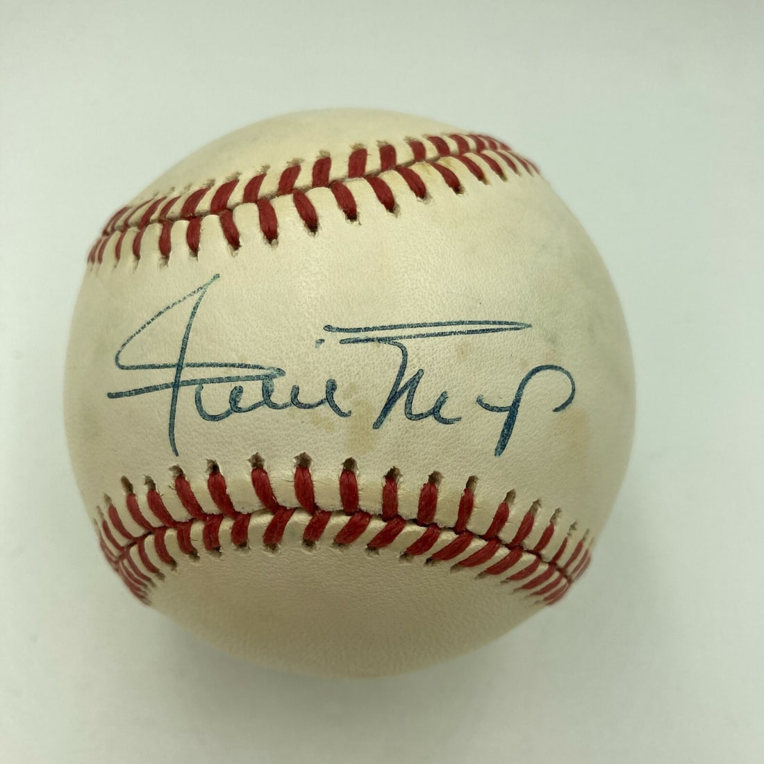 Willie Mays Autographed Official National League Baseball PSA DNA COA (1 of 5)