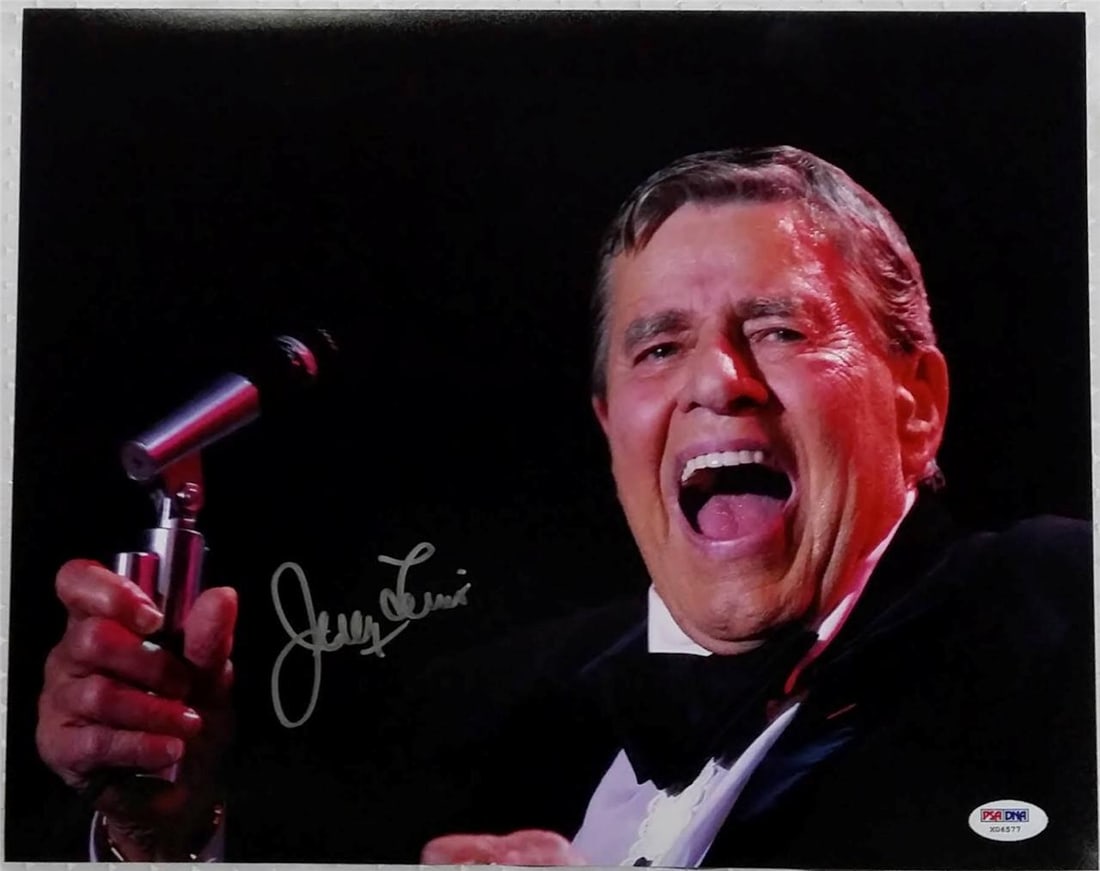 11x14 Photograph Signed by Jerry Lewis with PSA DNA Certification (1 of 1)