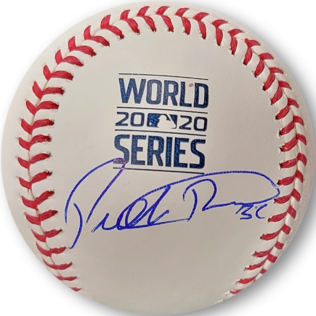 Pedro Baez 2020 World Series Baseball Hand Signed MLB Authenticated Dodgers (1 of 2)