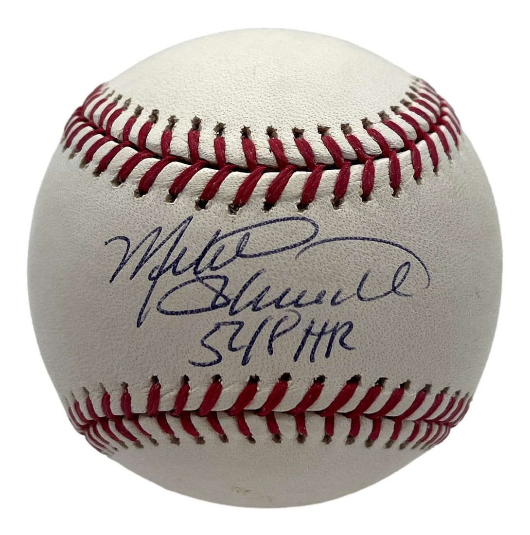 MLB Authenticated Baseball Signed With HOF Inscription By Mike Schmidt (1 of 3)