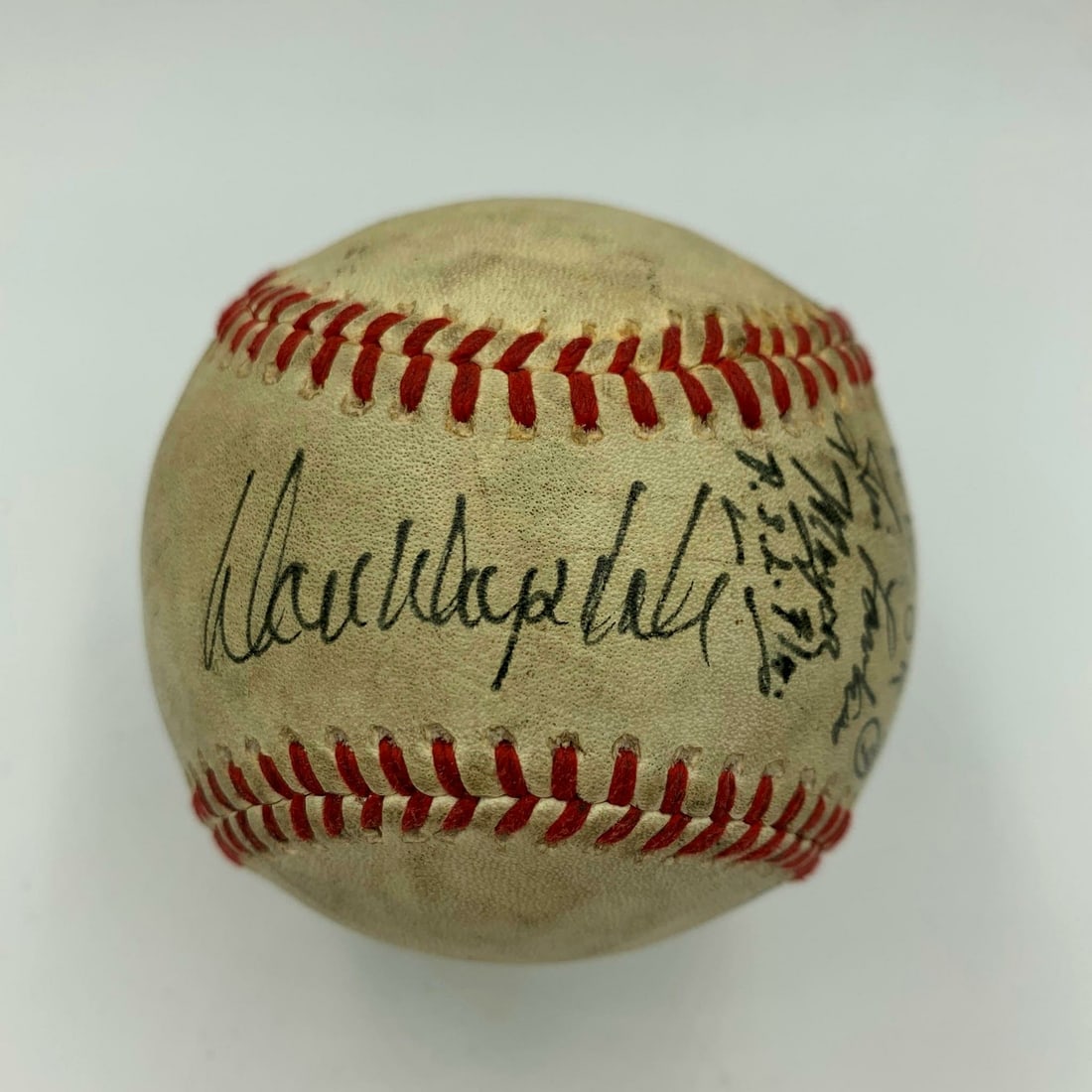 Rare 1991 Don Drysdale Signed Baseball with PSA DNA COA (1 of 7)