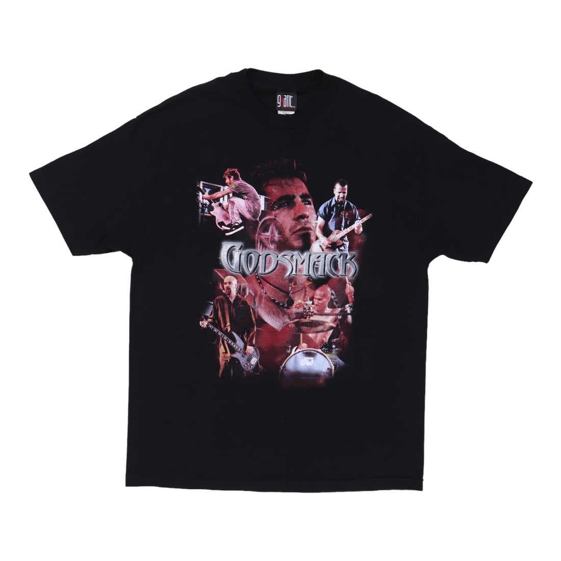 Vintage 2000 Godsmack Concert T-Shirt Black Extra Large 100 Percent Cotton: Vintage 2000 Godsmack Concert T-Shirt Black Extra Large 100 Percent Cotton This is an original vintage 2000 Godsmack Tour Shirt featuring front and back graphics. The shirt is made from 100% cotton an