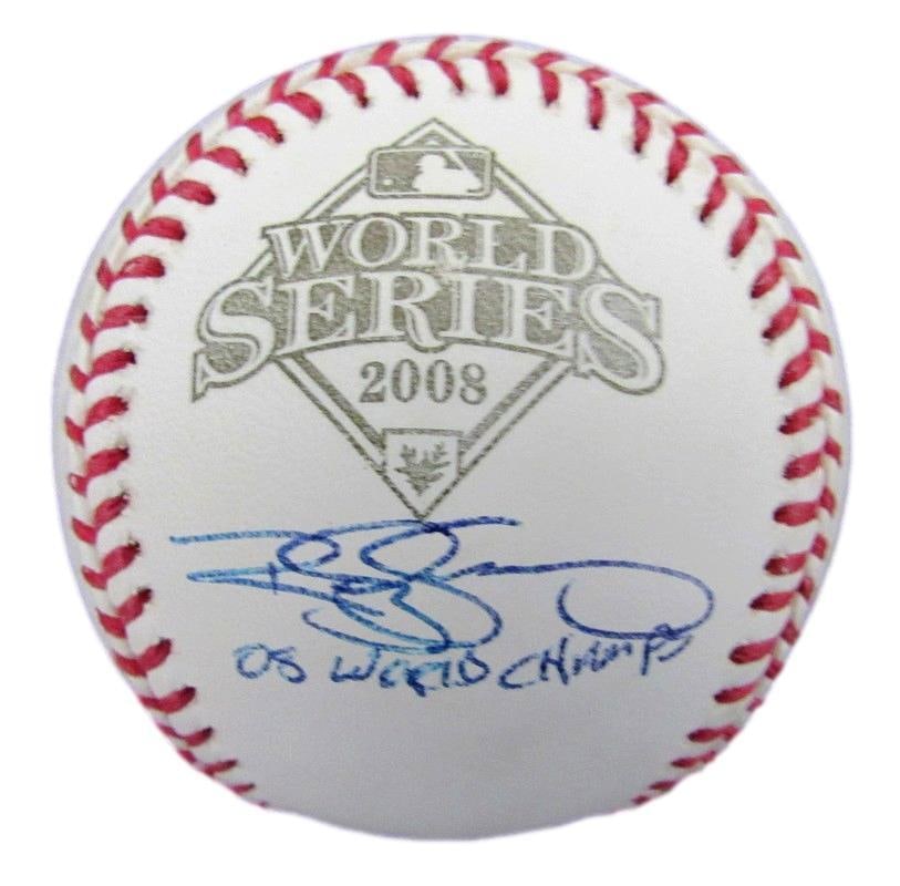 Rudy Seanez Signed 2008 World Series Baseball Phillies JSA Authenticated (1 of 3)
