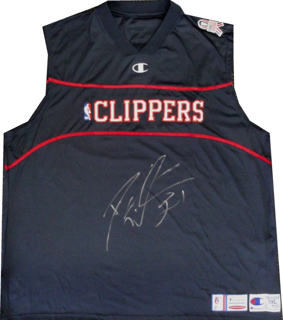 Darius Miles Signed Game Used Clippers Warm Up Jacket PSA (1 of 3)