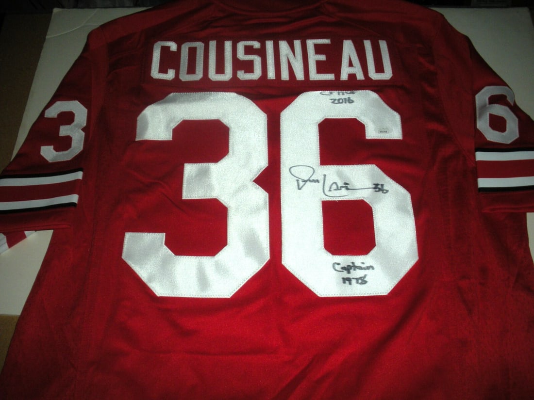 Tom Cousineau Signed Nike Jersey Ohio State Buckeyes BAS Authenticated (1 of 2)