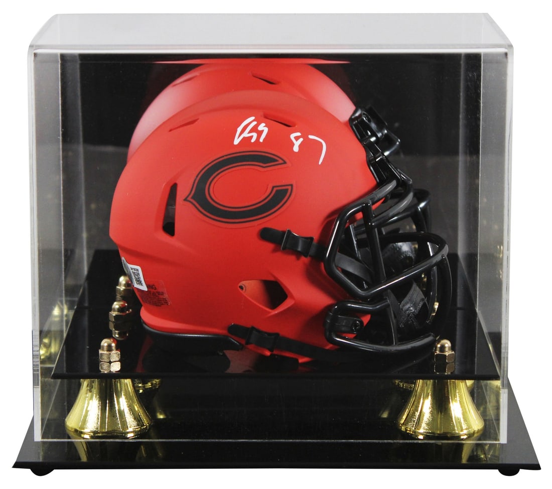 Luther Burden III Signed Chicago Bears Rave Speed Mini Helmet BAS Authenticated (1 of 3)